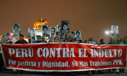 Plantón contra el indulto a Fujimori