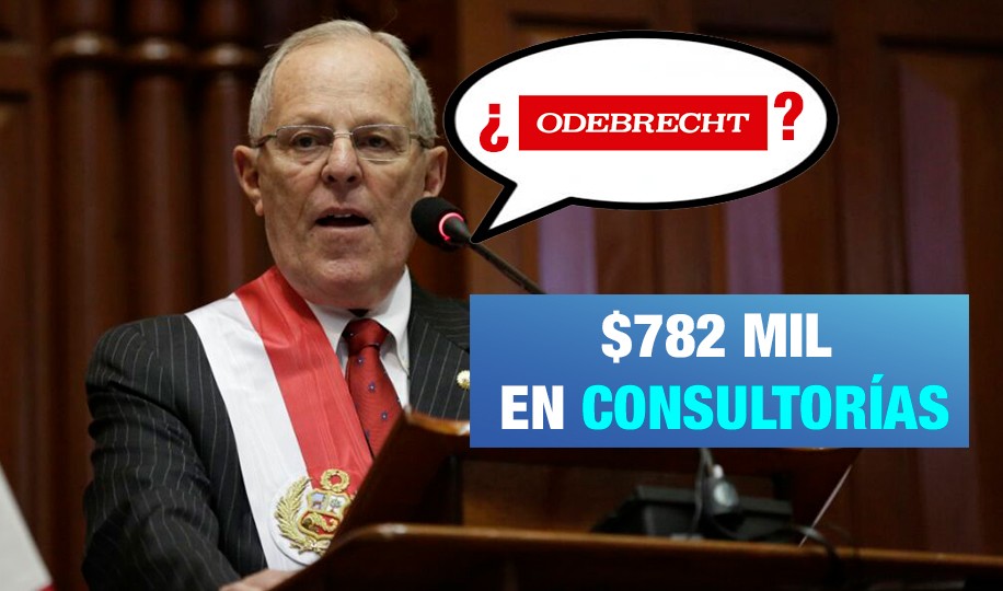 Odebrecht afirma que pagó US$782 mil dólares a empresa de PPK