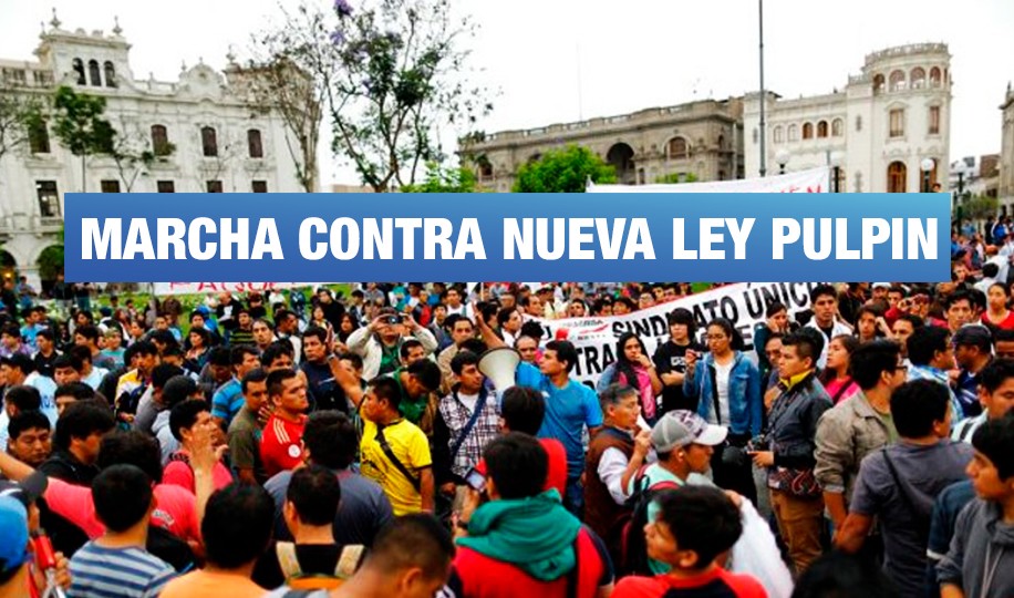 Estudiantes de institutos y universidades marcharán hoy contra nueva ley pulpín fujimorista