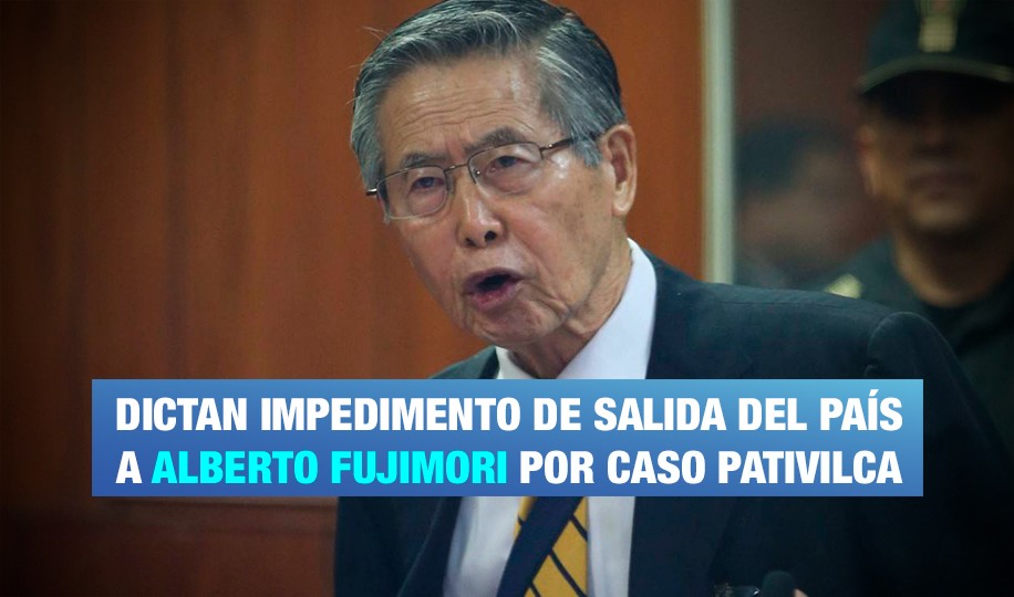 PJ ordena impedimento de salida del país a Alberto Fujimori
