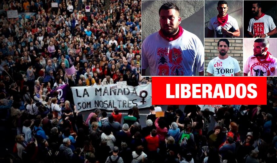 Manifestaciones en España por liberación de ‘La Manada’