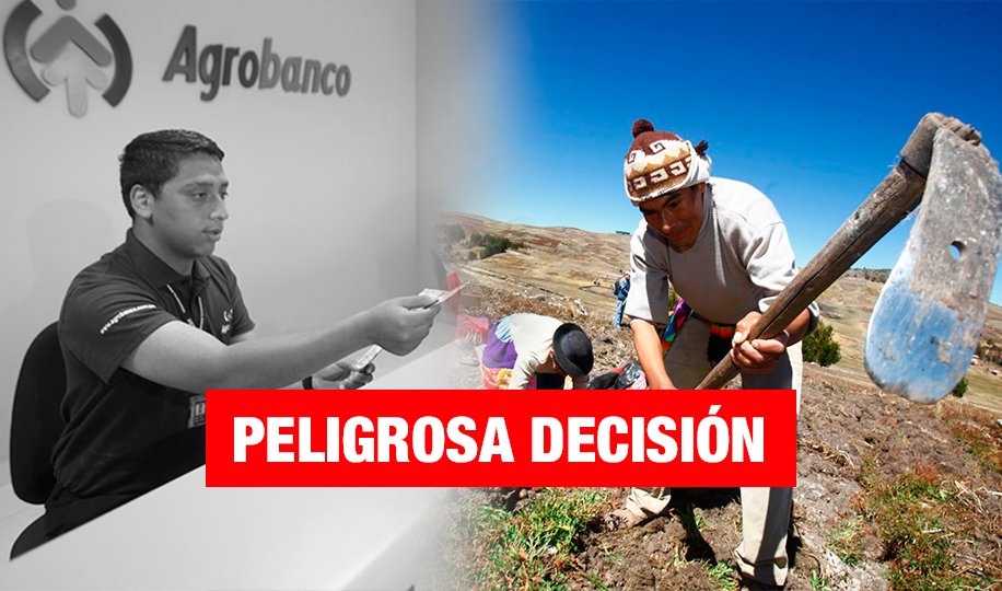 Gobierno anuncia cierre de Agrobanco
