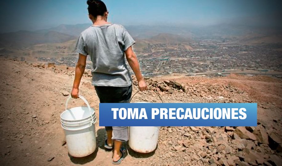 Escasez de agua en varios distritos de Lima: conoce aquí los motivos