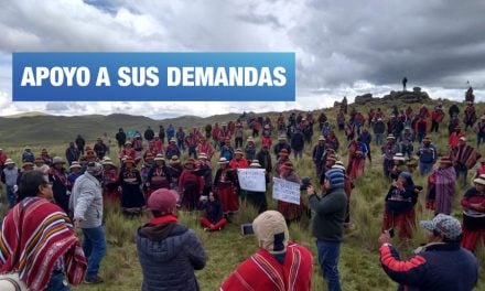 Lima se suma a la protesta contra Las Bambas