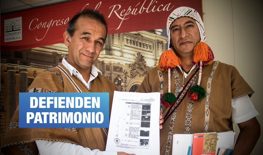 Comuneros de Cusco afectados por la construcción del Sheraton llegan al Congreso