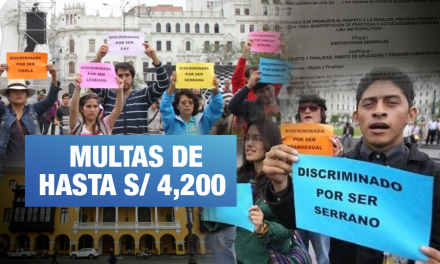 Ordenanza sancionará discriminación en comercios de Lima