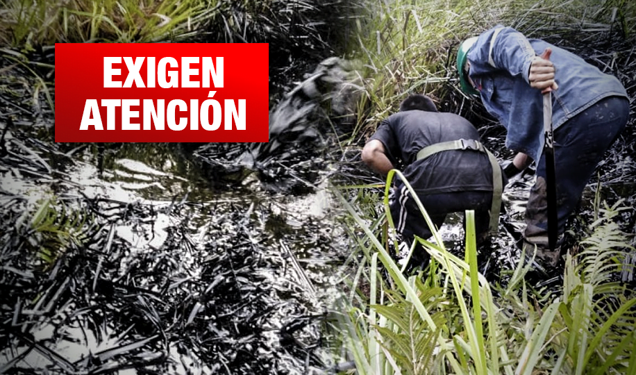 Derrame de petróleo: Comunidad indígena se queda sin agua por contaminación