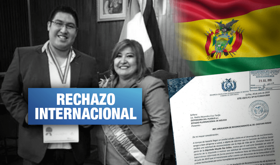 Bolivia anula reconocimiento otorgado a vocero de Con mis hijos no te metas