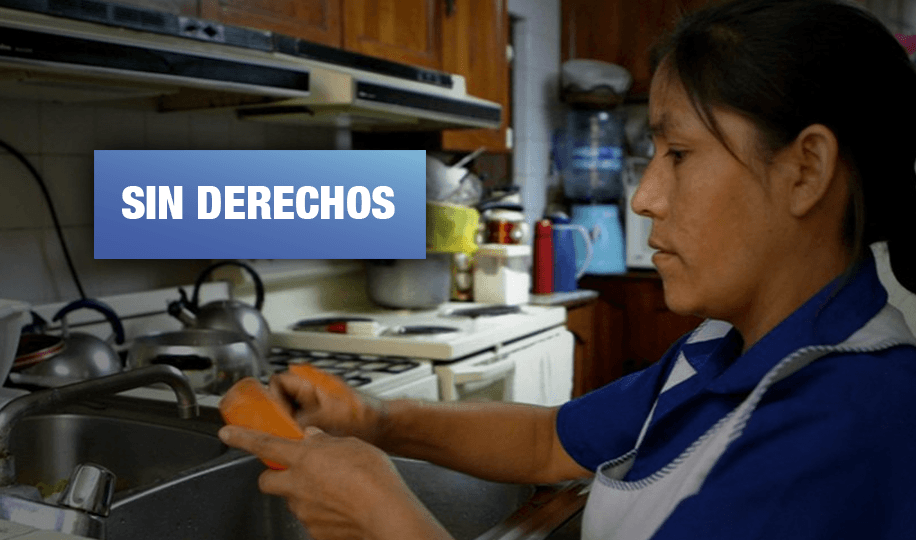 Trabajadora del hogar es obligada a renunciar a su sueldo durante emergencia nacional