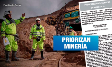 Reactivación económica gradual inicia con actividad minera desde mayo