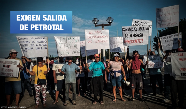 Federaciones indígenas se declaran en movilización permanente en Lote 95