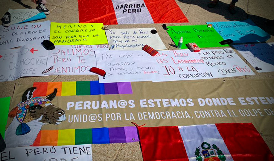 Comunidad peruana en el extranjero exige se juzgue las violaciones a derechos humanos en protestas