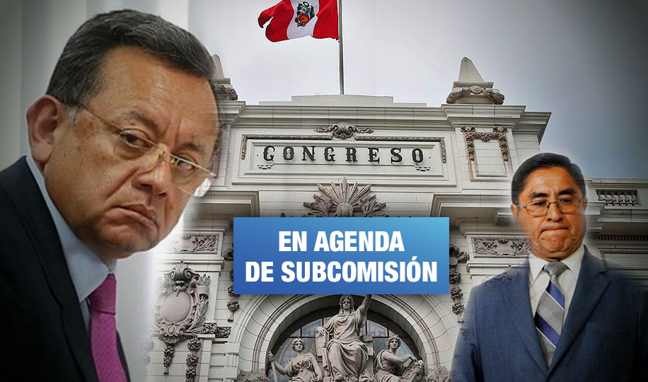 Congreso debatirá denuncias constitucionales contra Edgar Alarcón y César Hinostroza