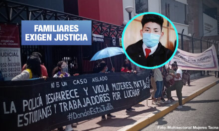 Tacna: Policía investigado por desaparición de joven de 20 años ocultó información