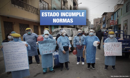 Personal de salud de Diris Lima Centro 1 denuncian que no les pagan bonos desde 2020
