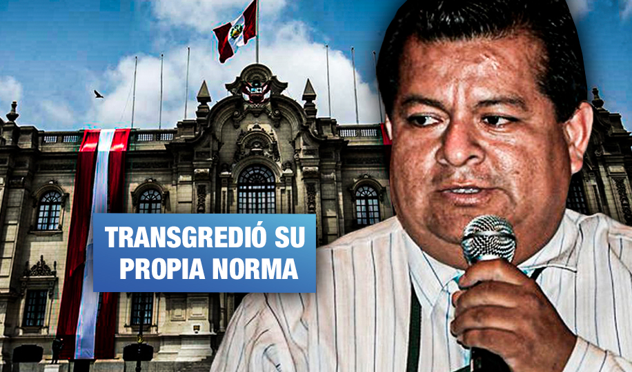Bruno Pacheco incumplió compromiso de registrar reuniones de Castillo fuera de palacio