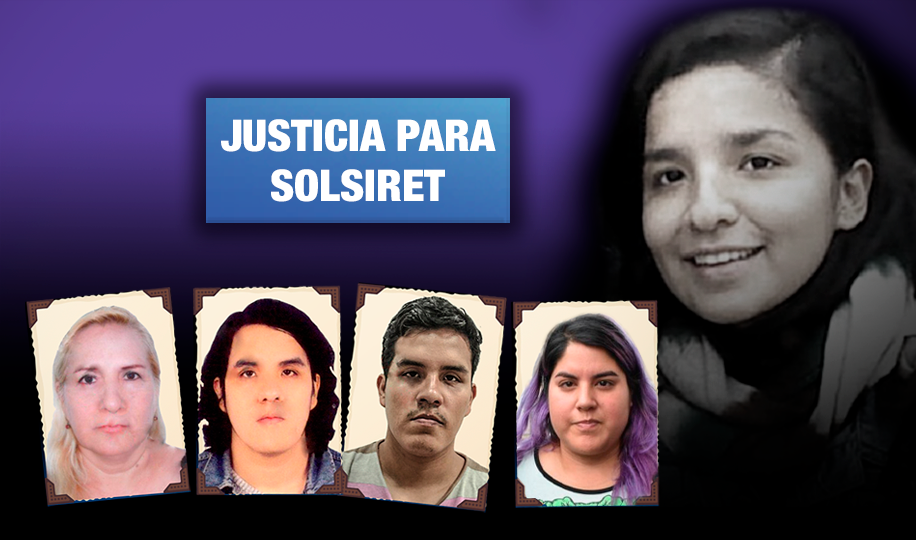 Caso Solsiret: Fiscal presentó 83 elementos de prueba contra acusados por feminicidio