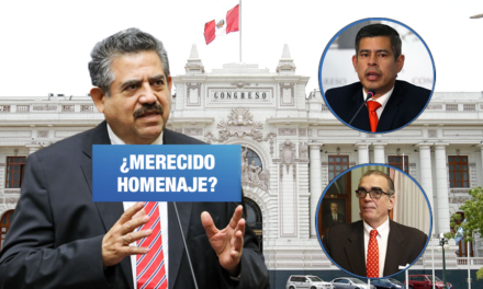 Congreso condecora a cuestionados Merino, Galarreta y Olaechea