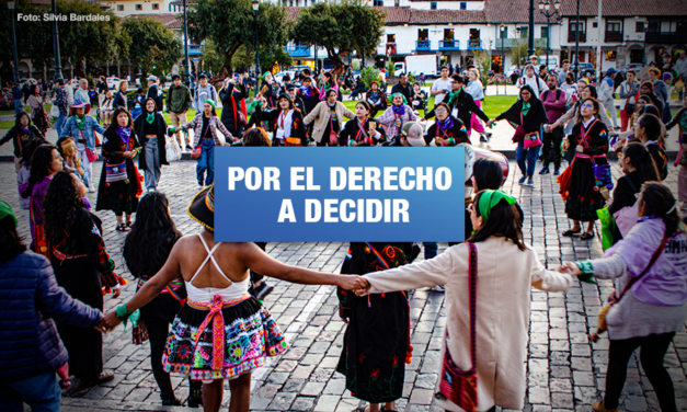 Activistas por derechos humanos de Encuentro Plurinacional en Cusco anuncian marchas