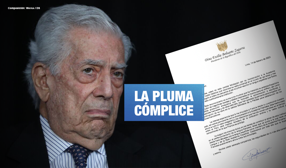 Vargas Llosa felicita a Dina: Una pluma de vergüenza que ninguna novela puede borrar, por Laura Arroyo
