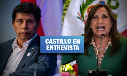 Pedro Castillo: «Dina Boluarte trabaja con el fujimorismo»