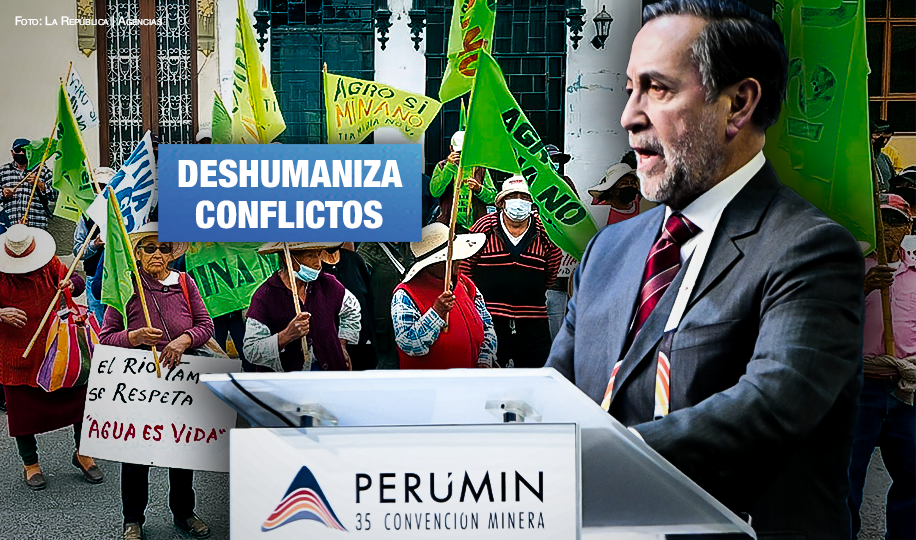 Presidente de Perumin sobre protestas contra mineras: «Esto no es la jungla»