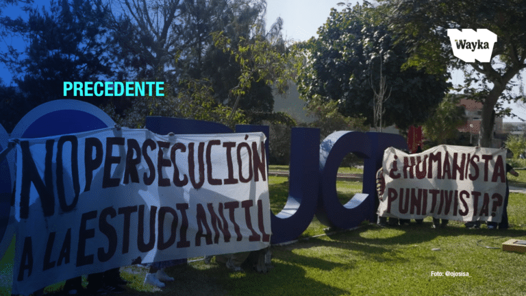 Denuncian criminalización de la protesta en la PUCP: Sancionan con hasta 25 semanas de suspensión a estudiantes pese a acuerdo de justicia restaurativa
