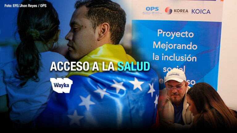 OPS: El 58,8 % de migrantes venezolanos desconoce que puede recibir atención médica sin estar afiliado al SIS